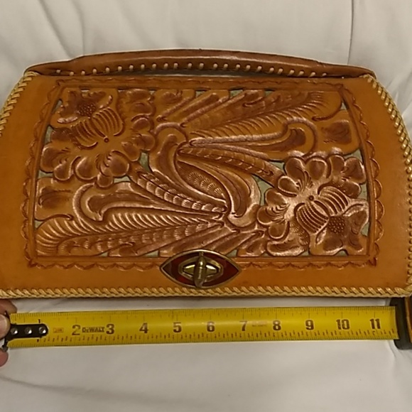 Vintage leather handbag - Picture 8 of 8